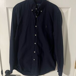 Ralph Lauren Blue Casual Button Down Shirt